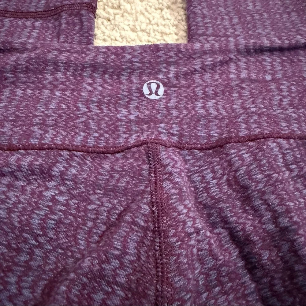 Lululemon Athletica Plum Leggings - Picture 9 of 9